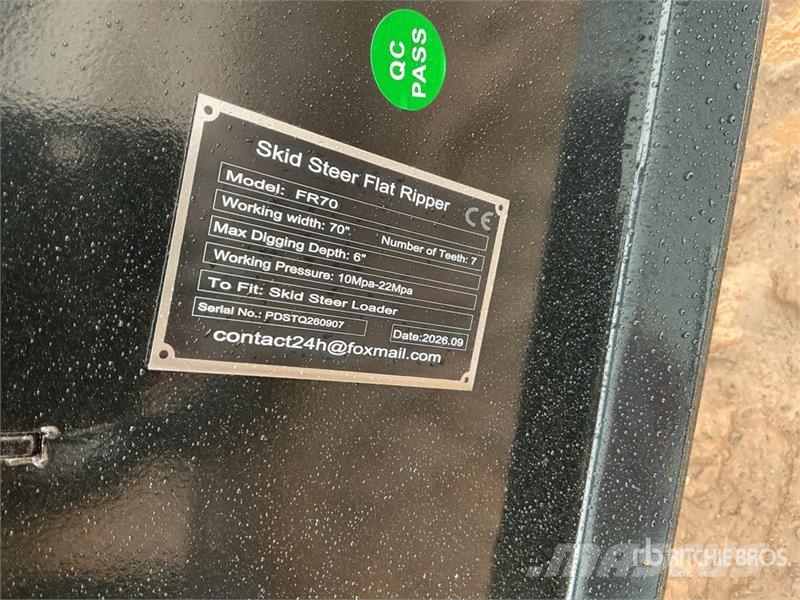  GIYI GY-FR70 69 in Skid Steer Landplane (Unused) Tas toplama makinasi