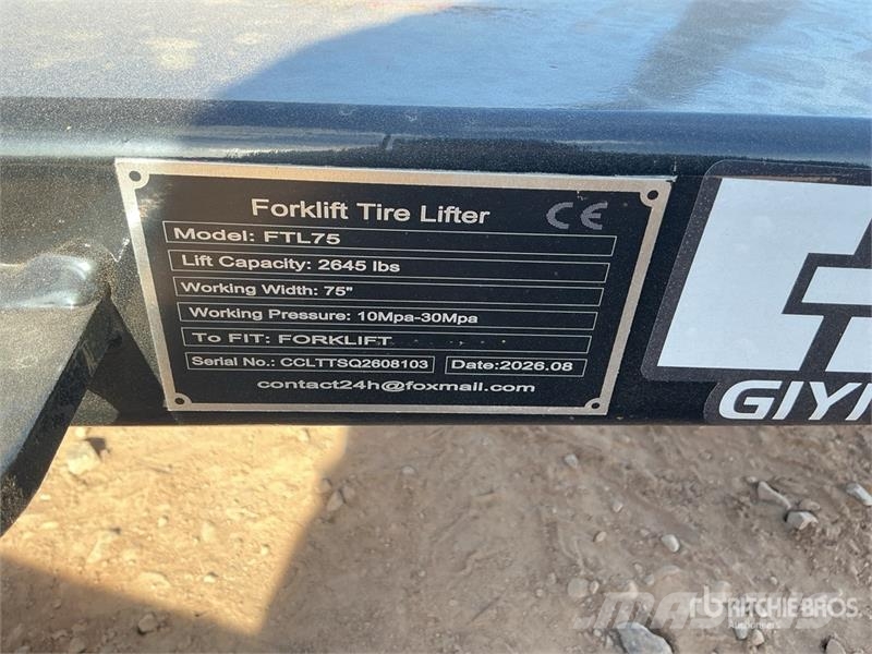  GIYI GY-FTL75 75 in Forklift Tire Lifter (Unused) Andere Ausstattung und Zubehör