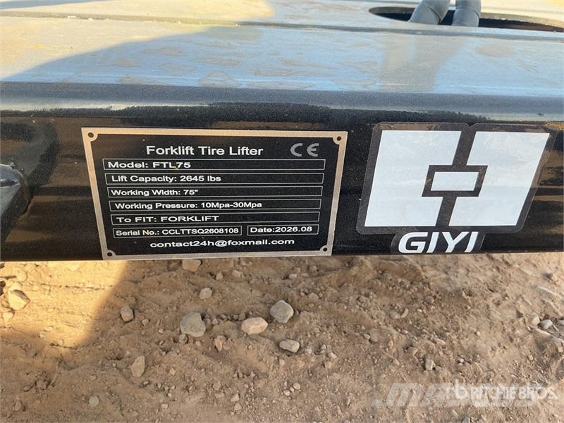  GIYI GY-FTL75 75 in Forklift Tire Lifter (Unused) Andere Ausstattung und Zubehör