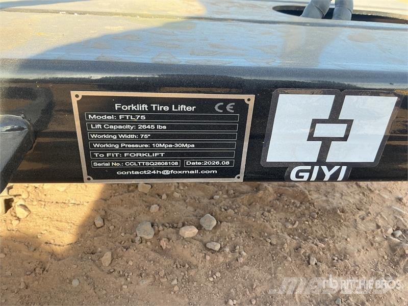  GIYI GY-FTL75 75 in Forklift Tire Lifter (Unused) Andere Ausstattung und Zubehör