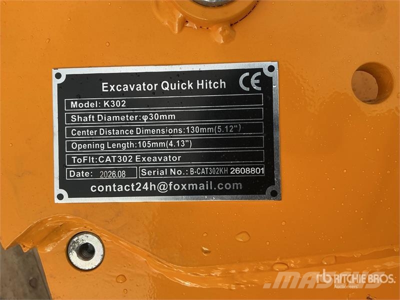 GIYI GY-K302 Excavator Coupler (Unused) Ātrie savienotāji