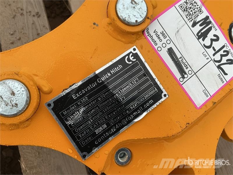 GIYI GY-K302 Excavator Coupler (Unused) Ātrie savienotāji