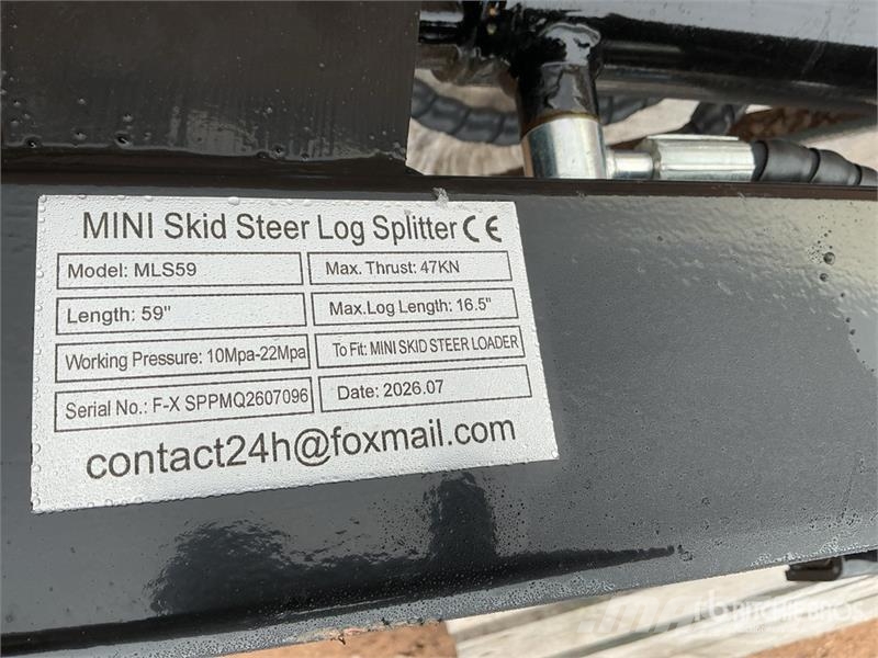 GIYI GY-MLS59 59 in Mini Skid Steer Log Splitter ( Wood splitters and cutters