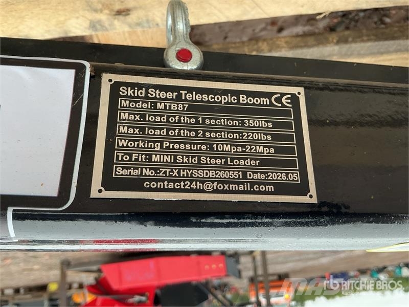GIYI GY-MTB87 87 in Mini Telescopic Skid Steer Boo Строителство - Други
