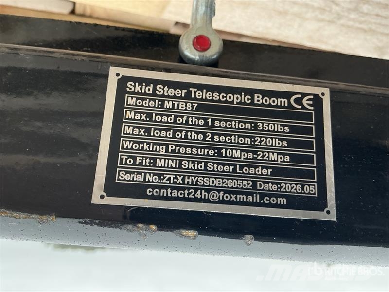 GIYI GY-MTB87 87 in Mini Telescopic Skid Steer Boo Строителство - Други