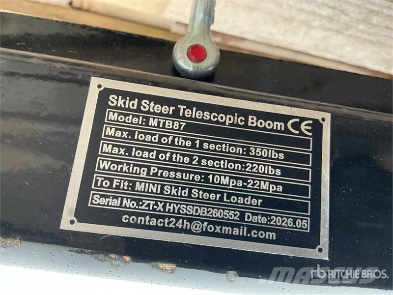 GIYI GY-MTB87 87 in Mini Telescopic Skid Steer Boo Строителство - Други