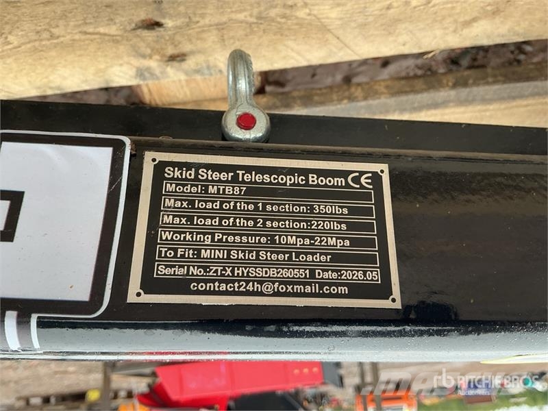 GIYI GY-MTB87 87 in Mini Telescopic Skid Steer Boo Строителство - Други