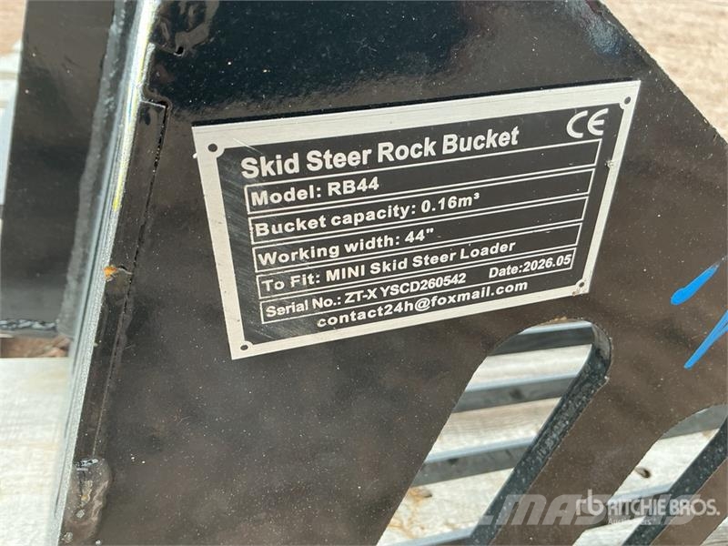 GIYI GY-RB44 44 in Skeleton Mini Skid Steer Bucket Godet