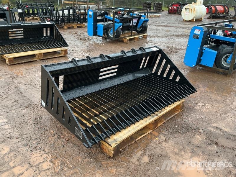 GIYI GY-RB66N 66 in Rock Skid Steer Bucket (Unused Buckets