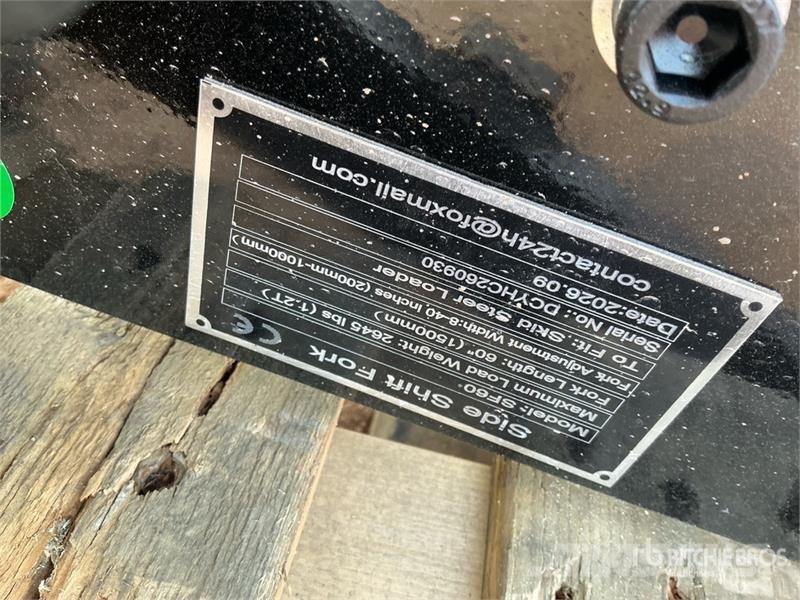 GIYI GY-SF60 60 in Skid Steer Forks (Unused) Forche