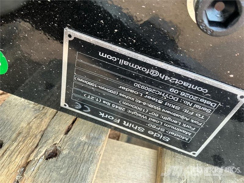 GIYI GY-SF60 60 in Skid Steer Forks (Unused) Forche