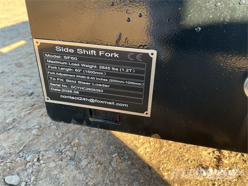  GIYI GY-SF60 60 in Skid Steer Forks (Unused) Vilice