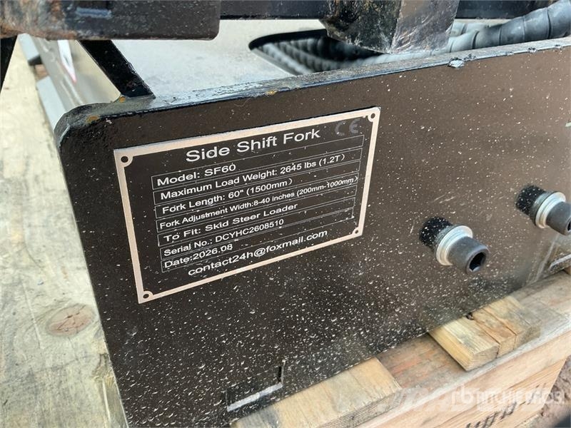  GIYI GY-SF60 60 in Skid Steer Forks (Unused) Forche