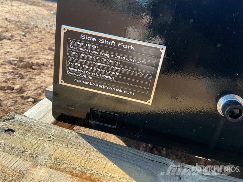 GIYI GY-SF60 60 in Skid Steer Forks (Unused) Vilice