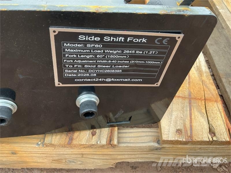  GIYI GY-SF60 60 in Skid Steer Forks (Unused) Fourche