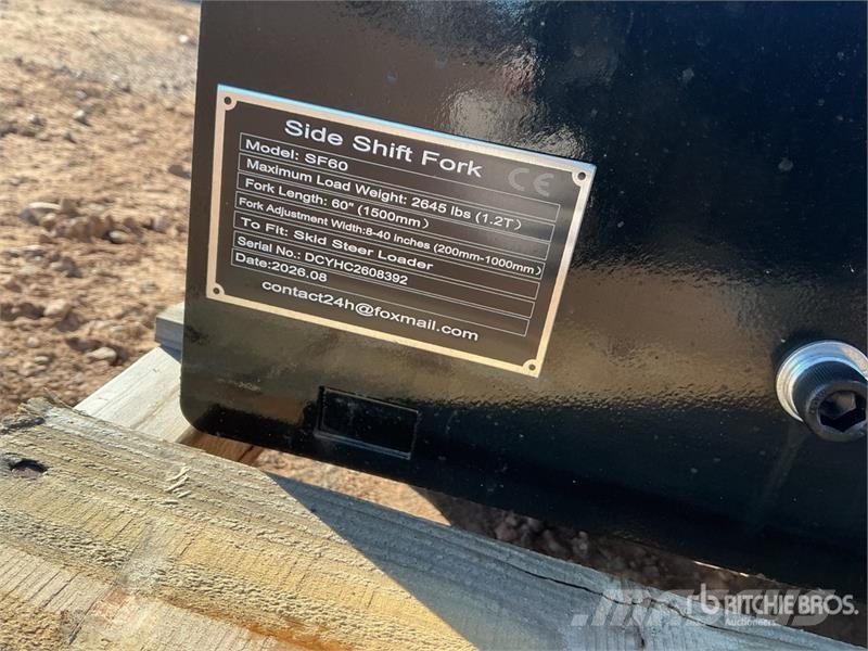  GIYI GY-SF60 60 in Skid Steer Forks (Unused) Vilice