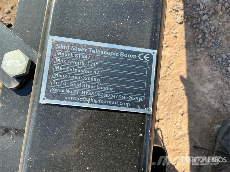GIYI GY-STB47 131 in Telescopic Skid Steer Boom (U Bouw - Overige