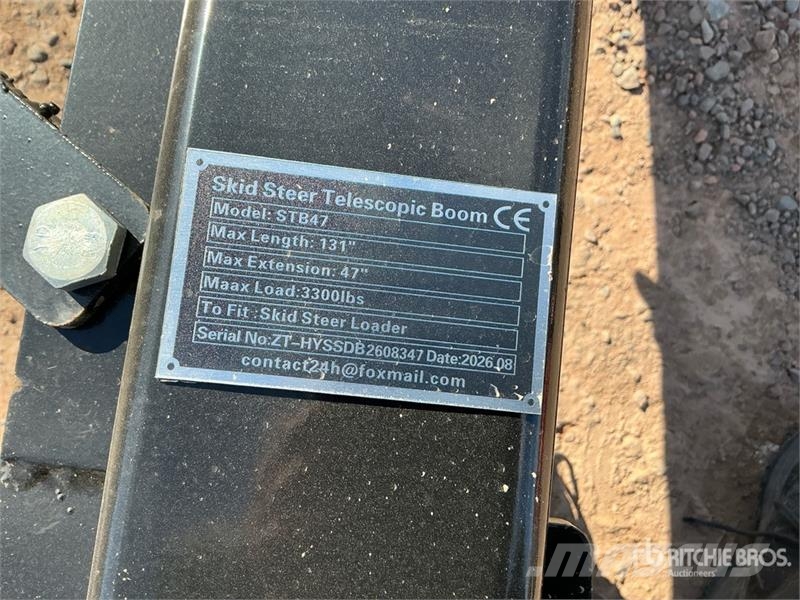 GIYI GY-STB47 131 in Telescopic Skid Steer Boom (U Bouw - Overige