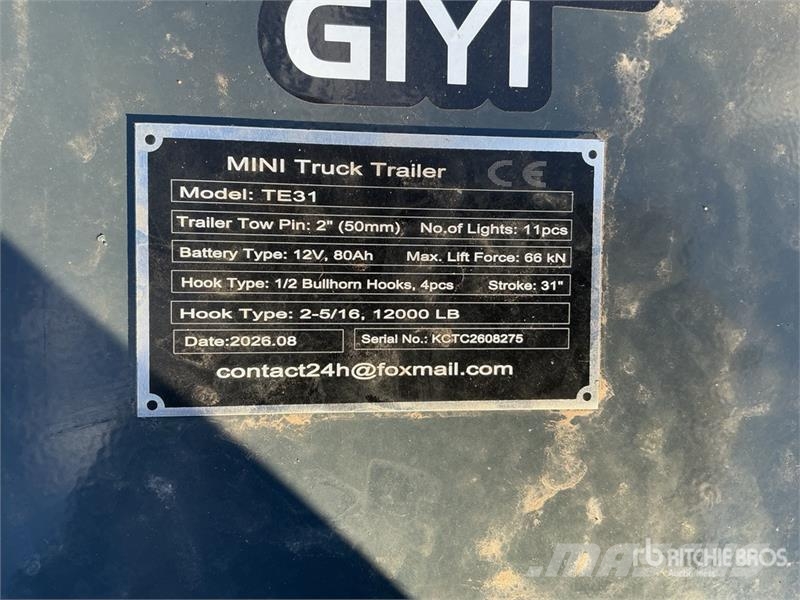 GIYI GY-TE780 Fifth Wheel Wrecker Attachment (Unus Otros componentes