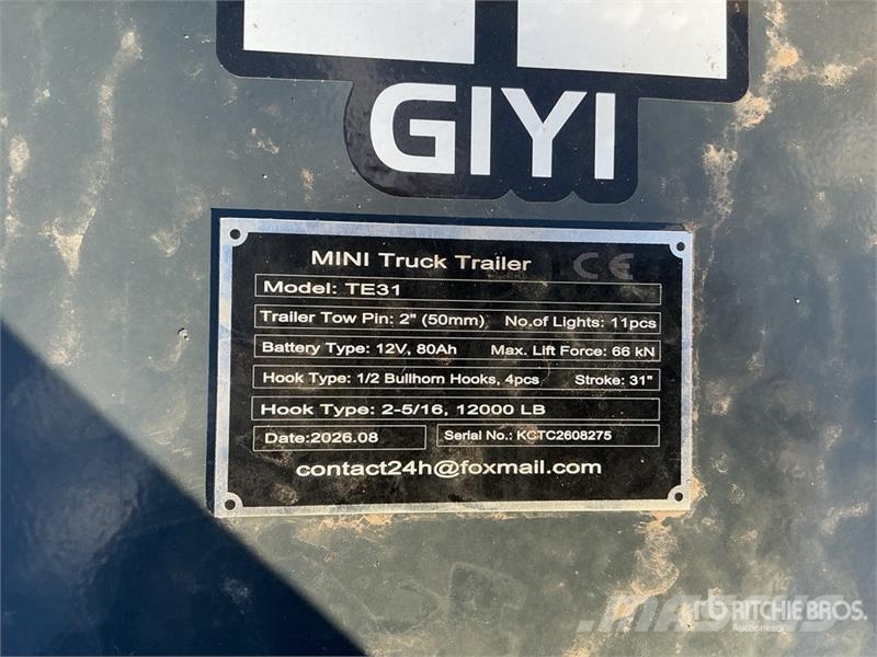 GIYI GY-TE780 Fifth Wheel Wrecker Attachment (Unus Otros componentes