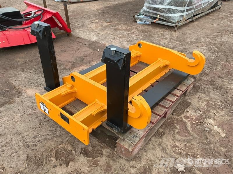 GIYI GY-WLF75 60 in Wheel Loader Forks (Unused) Vilice
