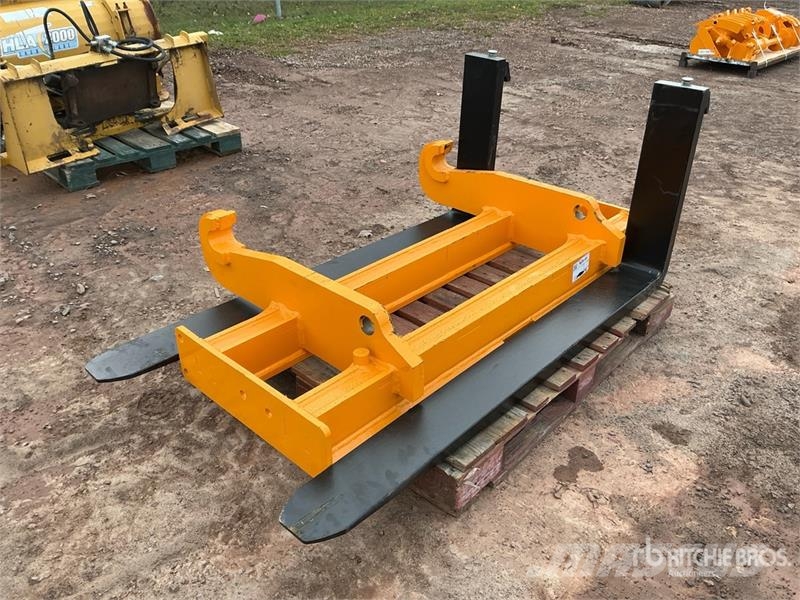 GIYI GY-WLF75 60 in Wheel Loader Forks (Unused) Vilice