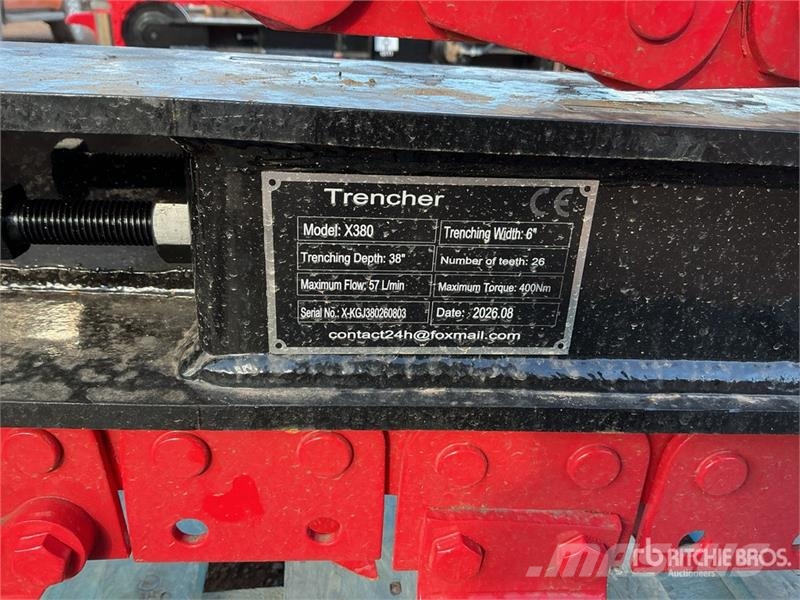  GIYI GY-X39 38 in Mini Skid Steer Trencher (Unused Grabenfräse