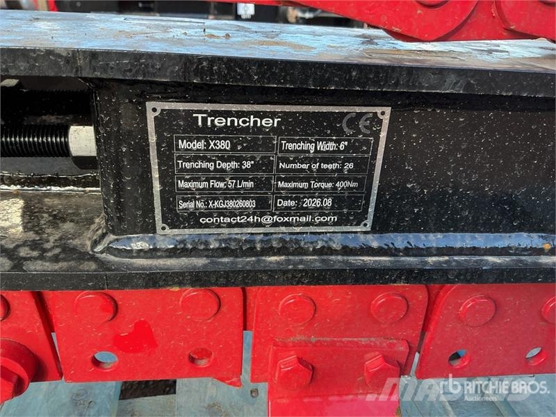  GIYI GY-X39 38 in Mini Skid Steer Trencher (Unused Grabenfräse