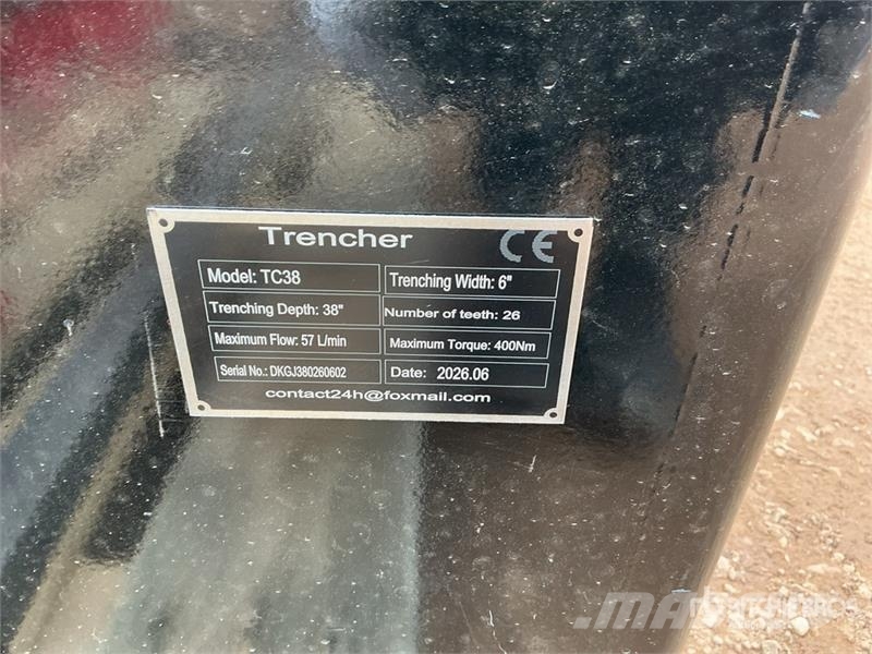 GIYI GY-X39 39 in Mini Skid Steer Trencher (Unused Kjedegravere