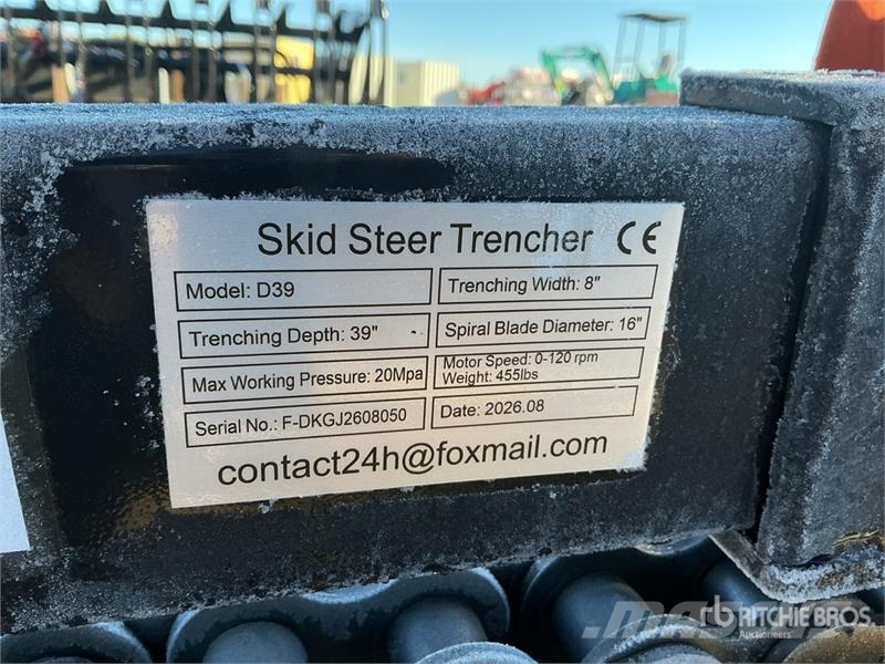  GIYI GY-Y D380 Skid Steer Trencher (Unused) ماكينات حفر خنادق