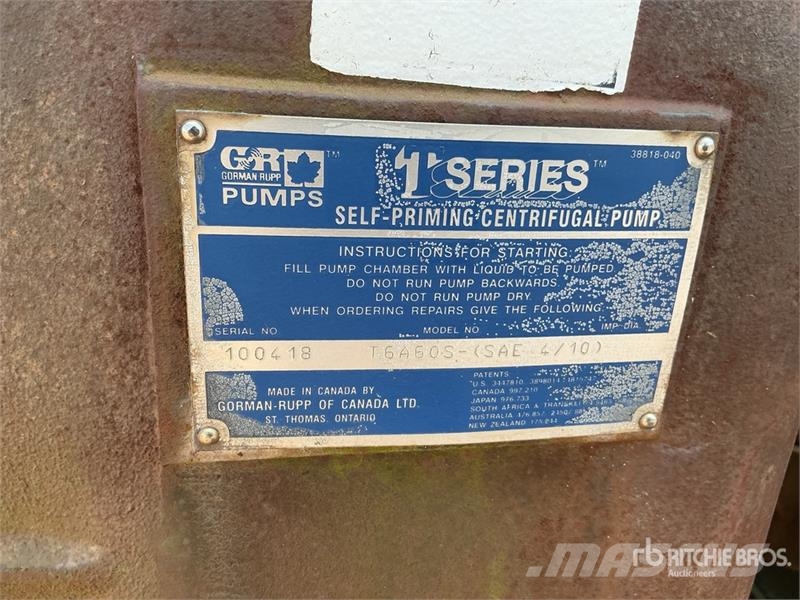 Gorman-Rupp T6A60S Vodné čerpadlá