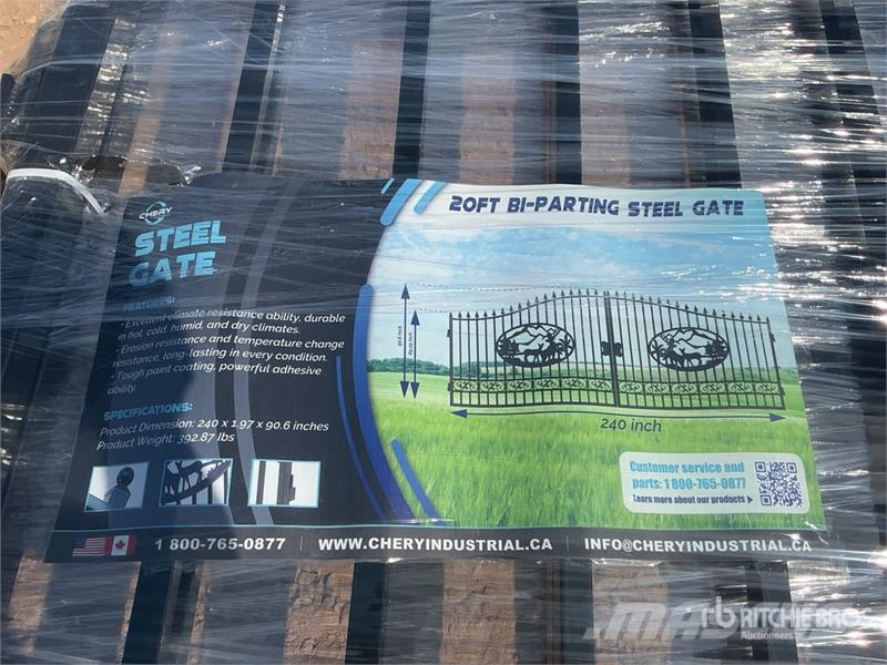 Greatbear 20 ft x 7 ft 7 in Wrought Iron Bi-Partin Lauksaimniecība- Citi