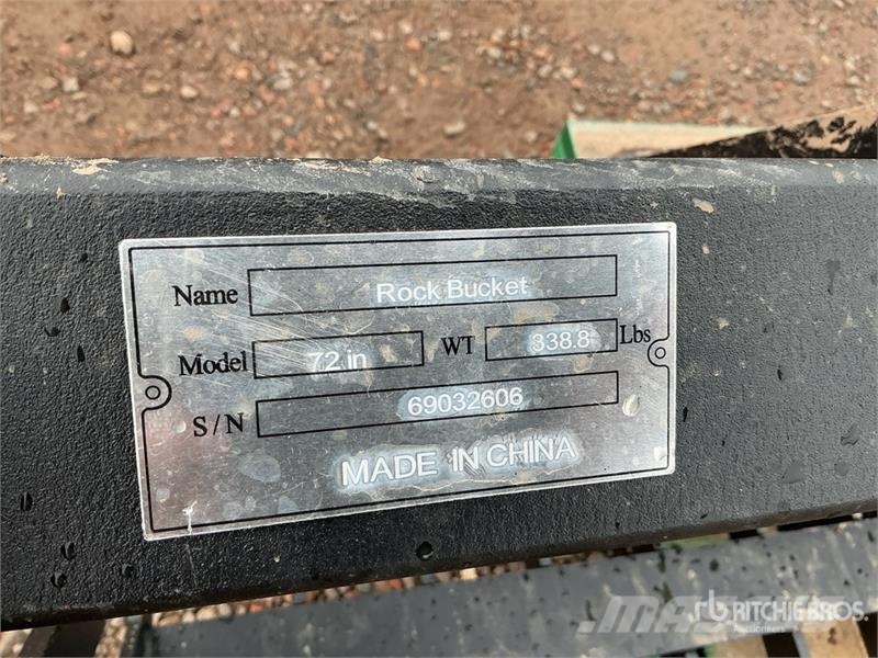  Greatbear 72 in Skeleton Skid Steer Bucket Kanalak