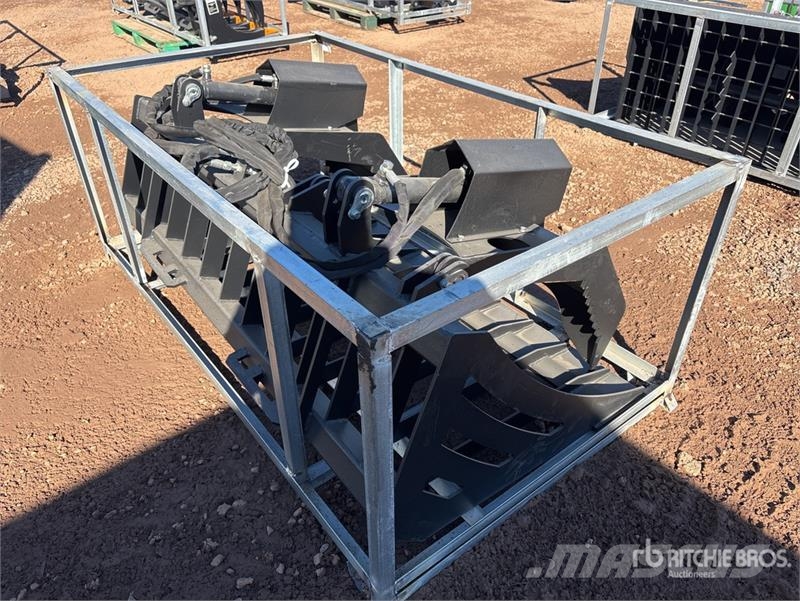Greatbear 72 in Skeleton Skid Steer Grapple Bucket Pinze
