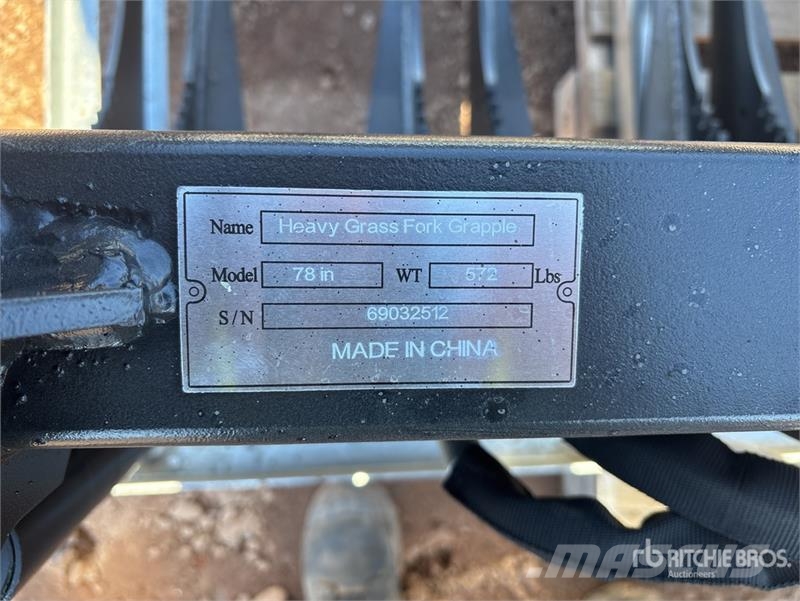  Greatbear 76 in Root Rake Grapple (Unused) Grappin