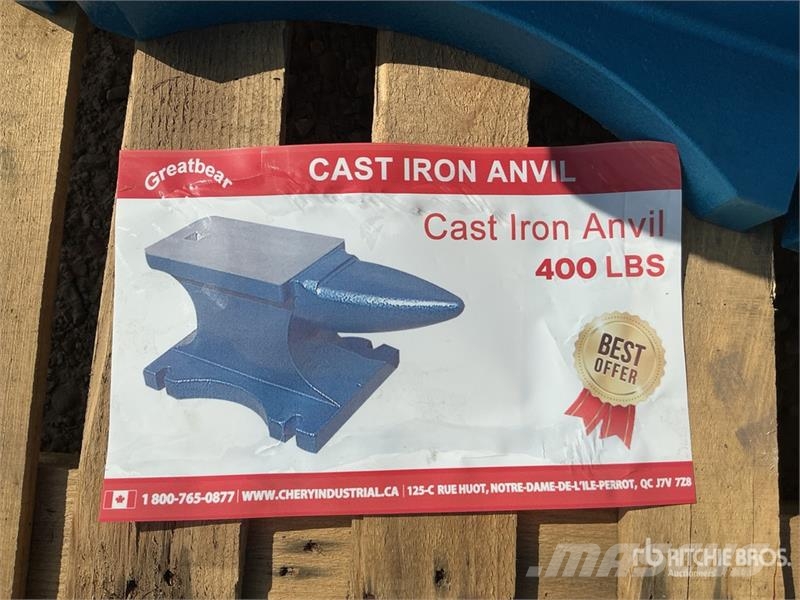 Greatbear Single-Horn 400 lb Iron Anvil (Unused) Drugi deli