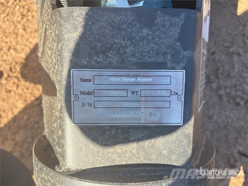 Greatbear Skid Steer Auger (Unused) Навесные гидробуры