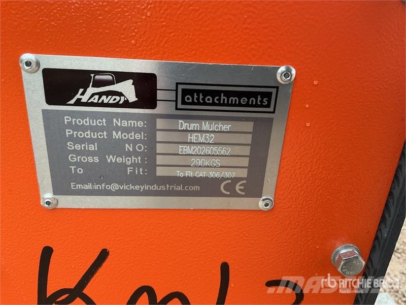 Handy HEM32 35 in Excavator Mulcher - Fits Cat 306/307 ( Άλλα εξαρτήματα
