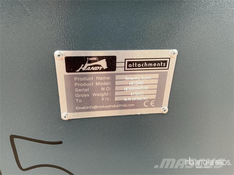 Handy HESB48 50 in Excavator Screening Bucket - Fits Cat 篩分機