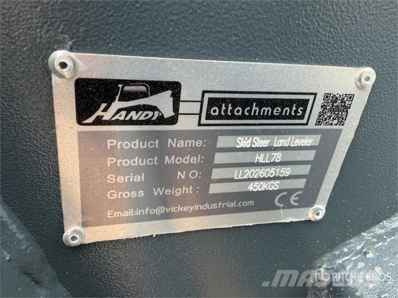 Handy HLL78 78 in Skid Steer Landplane (Unused) Sladdar