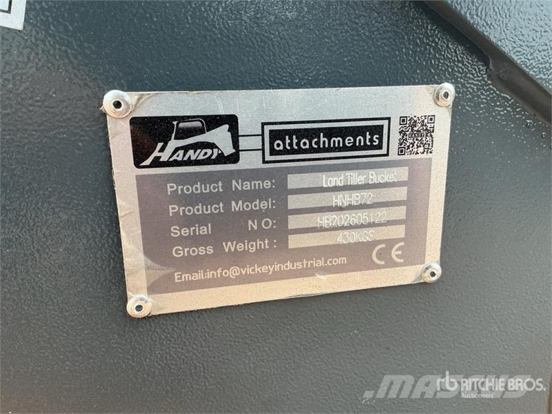 Handy HNHB72 72 in Skid Steer Power Rake (Unused) مكابس وميبسات التبن