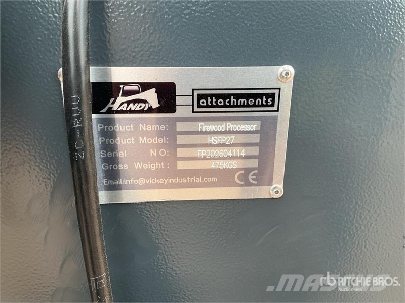 Handy HSFP27 79 in Skid Steer Firewood Processor Other components
