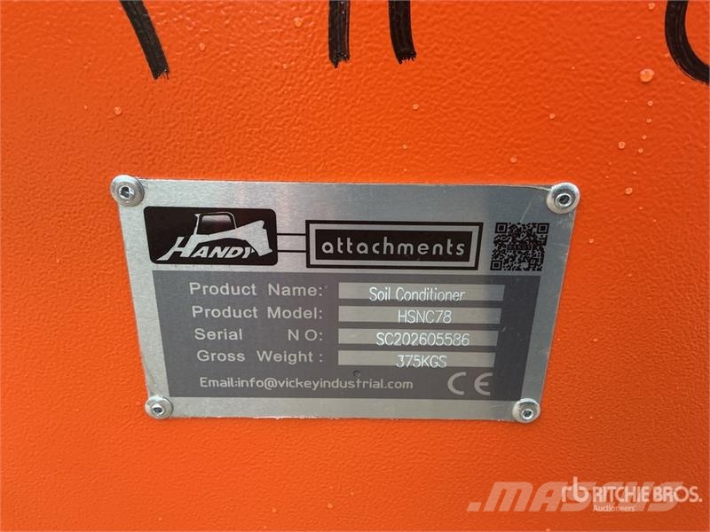 Handy HSNC78 78 in Skid Steer Power Rake (Unused) مكابس وميبسات التبن