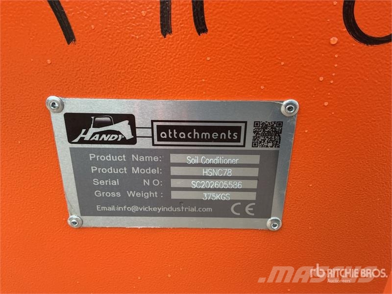 Handy HSNC78 78 in Skid Steer Power Rake (Unused) مكابس وميبسات التبن