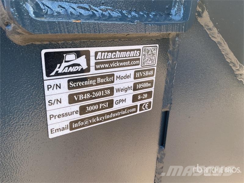 Handy HVSB48 55 in Skid Steer Screening Bucket (Unused) 筛选机