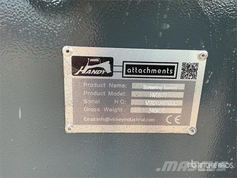 Handy HVSB72 63 in Skid Steer Bucket (Unused) 篩分機