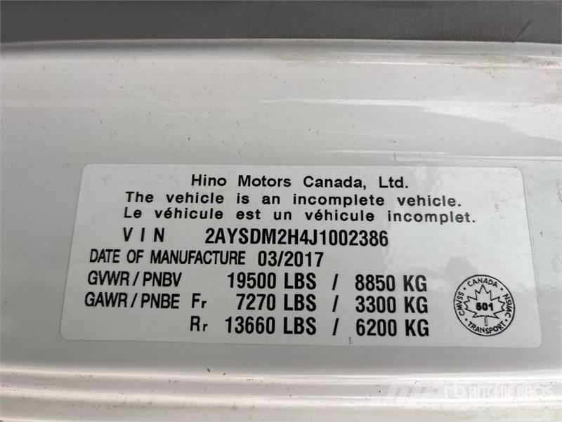 Hino 195 탑차 트럭