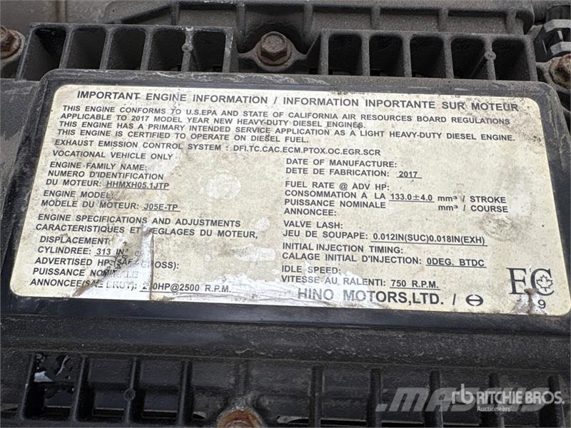 Hino 195 Camion Fourgon