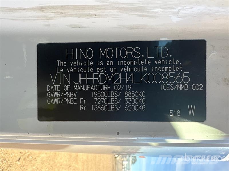 Hino 195 Fast kasse