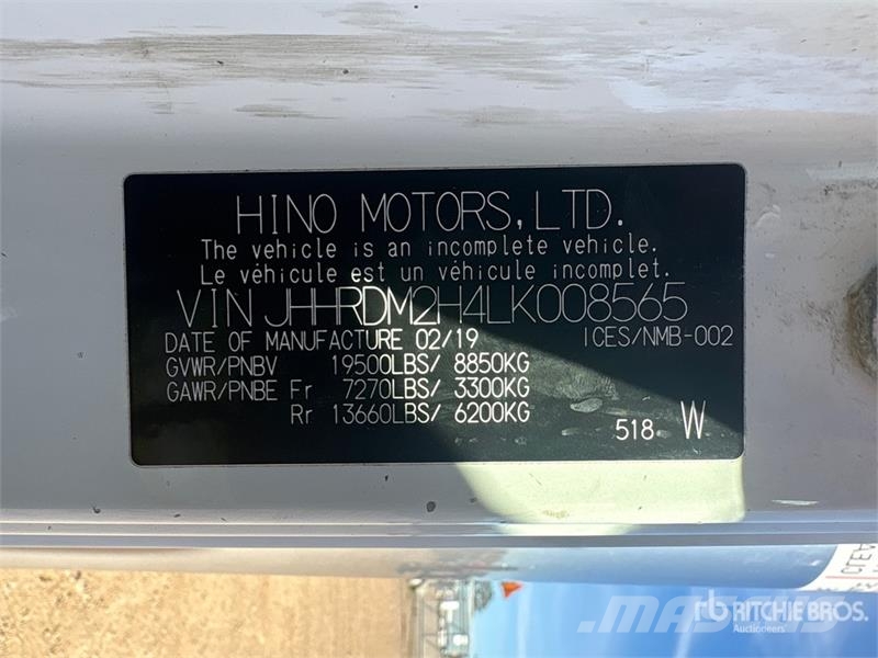 Hino 195 Fast kasse